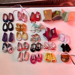 American Girl: Lot of Shoes